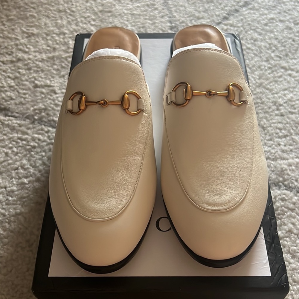 GG “Princetown” Loafers (Cream Color)